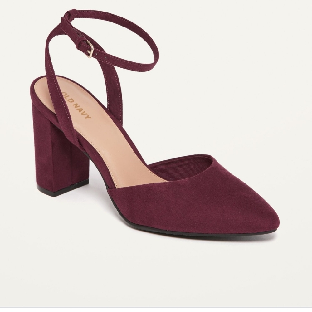 Old Navy Suede High Heel Shoes. Size 7